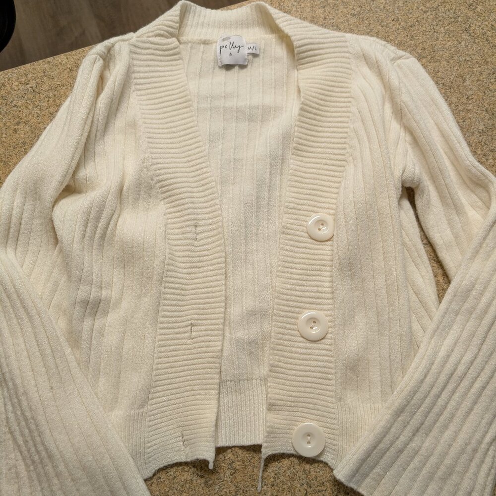 Polly cream cardigan